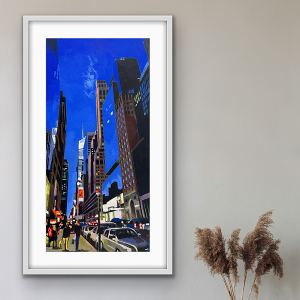 white frame 33 x 53cm