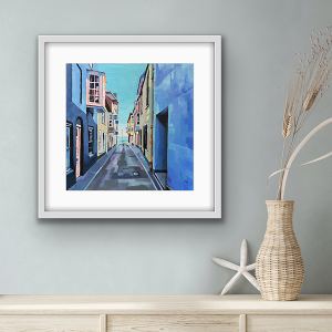 white frame 43 x 43cm