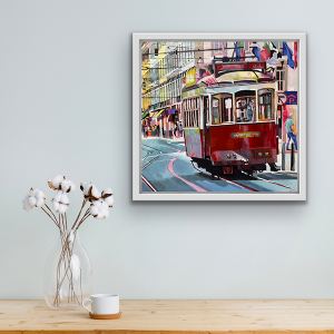 White Tray Frame