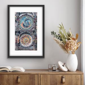 black frame 33 x 53cm
