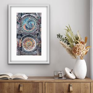 white frame 33 x 53cm