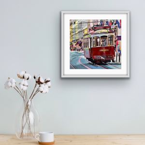 white frame 43 x 43cm