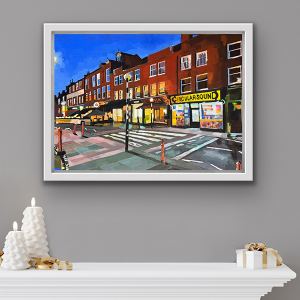 white tray frame
