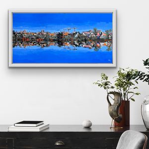 white tray frame